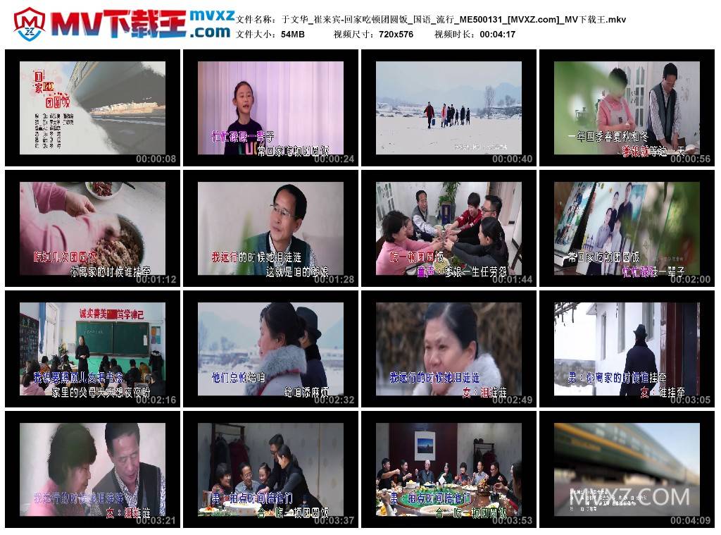 于文华_崔来宾-回家吃顿团圆饭_国语_流行_ME500131